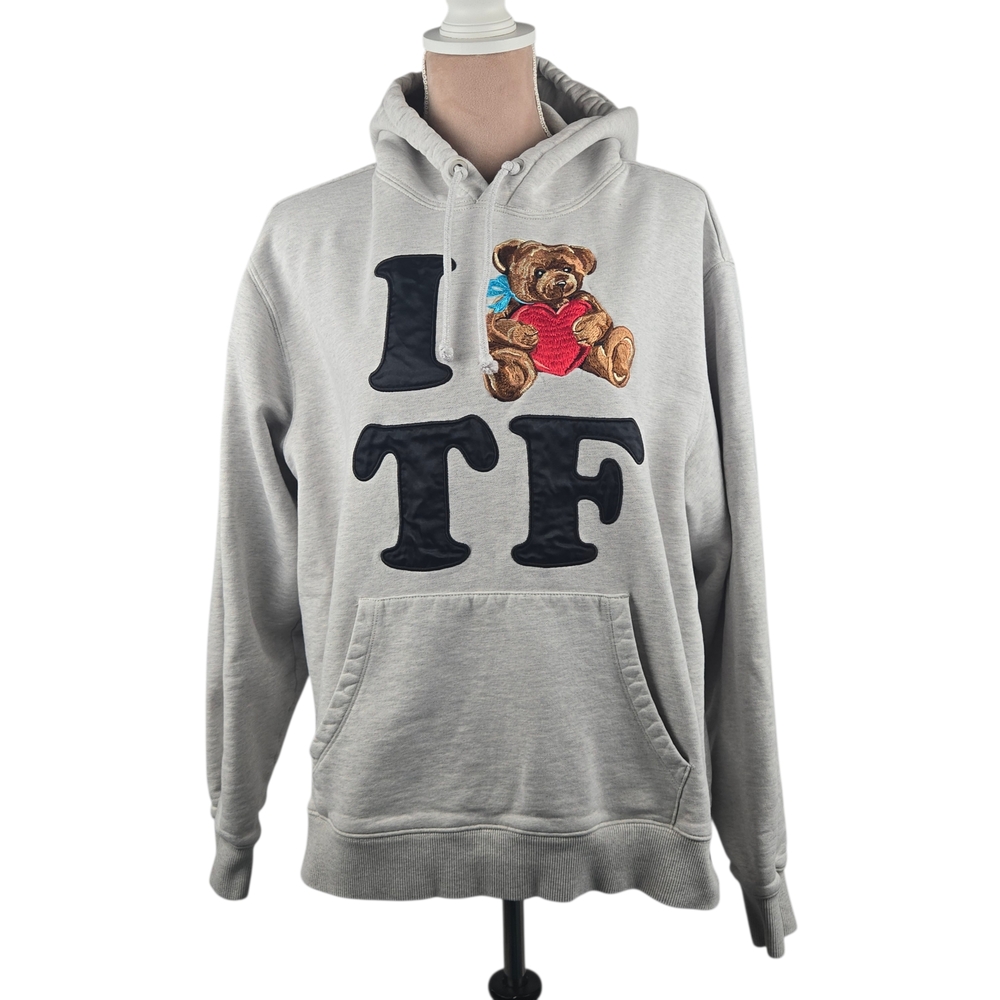 Teddy Fresh I heart TF Hoodie Size Large